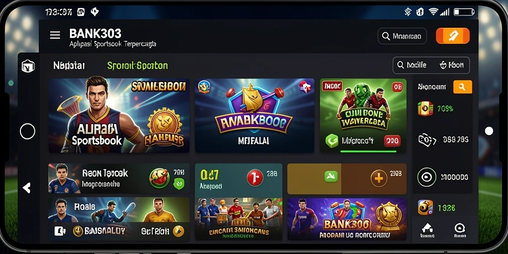 Screenshot gameplay Sportsbook BANK303 yang menarik dan interaktif.