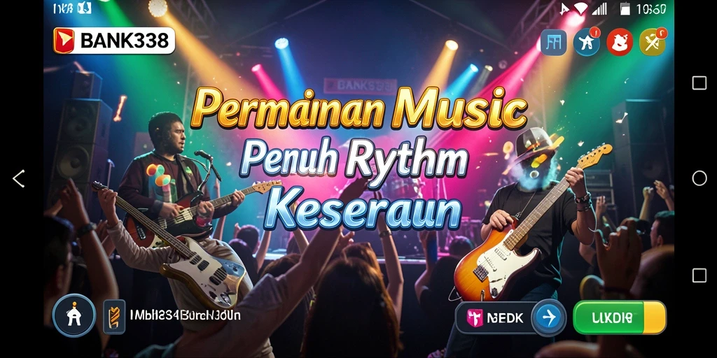 Screenshot gameplay BANK338 menampilkan pengalaman bermain musik yang seru.