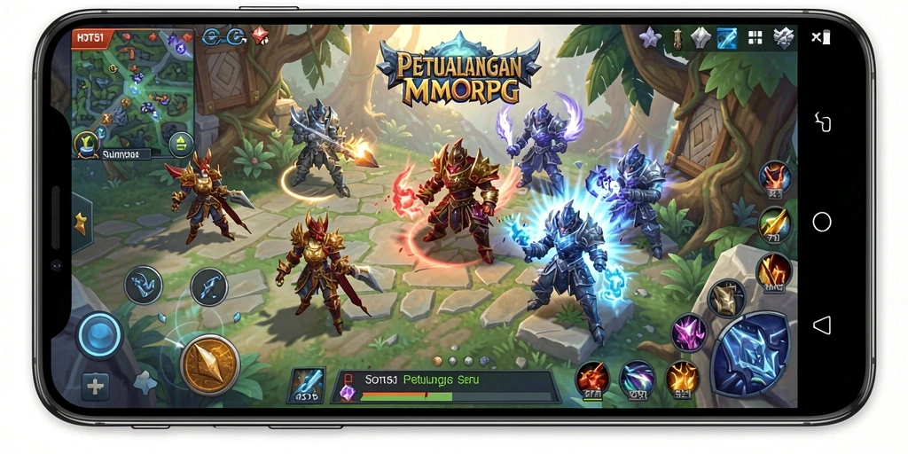 Gameplay seru dan grafis menawan dalam HOT51 MMORPG.