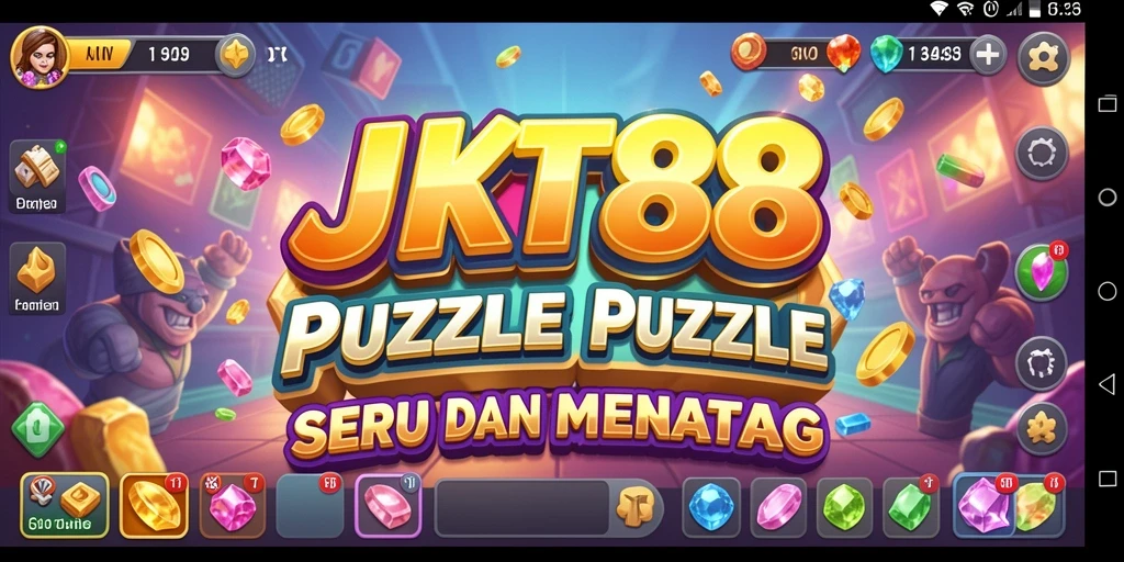 Tampilan menarik dari gameplay JKT88 yang penuh tantangan puzzle.