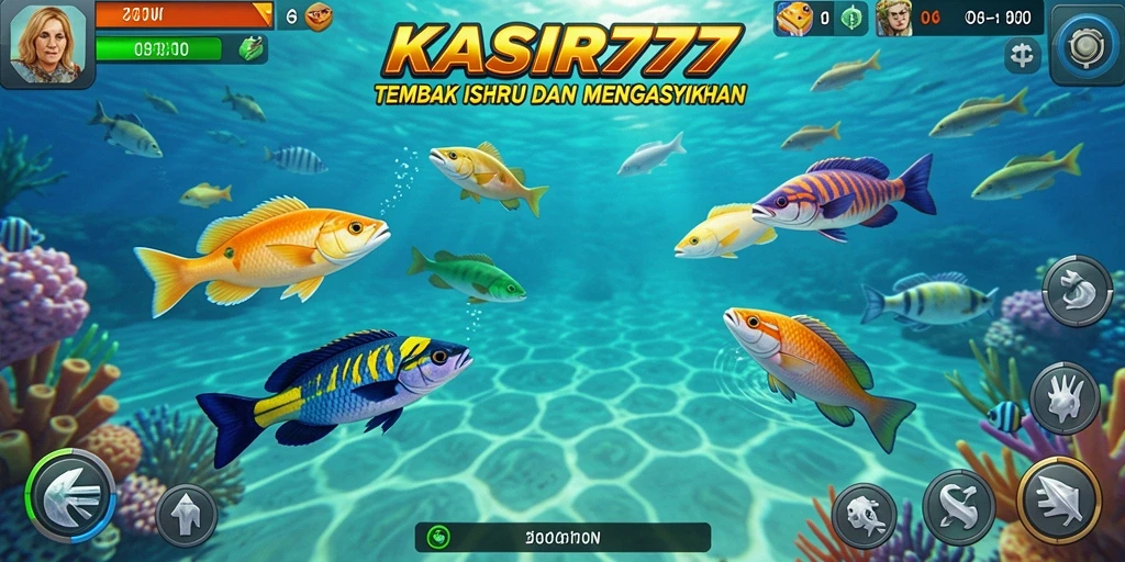 Screenshot KASIR777 menampilkan aksi menembak ikan yang seru dan mengasyikkan.