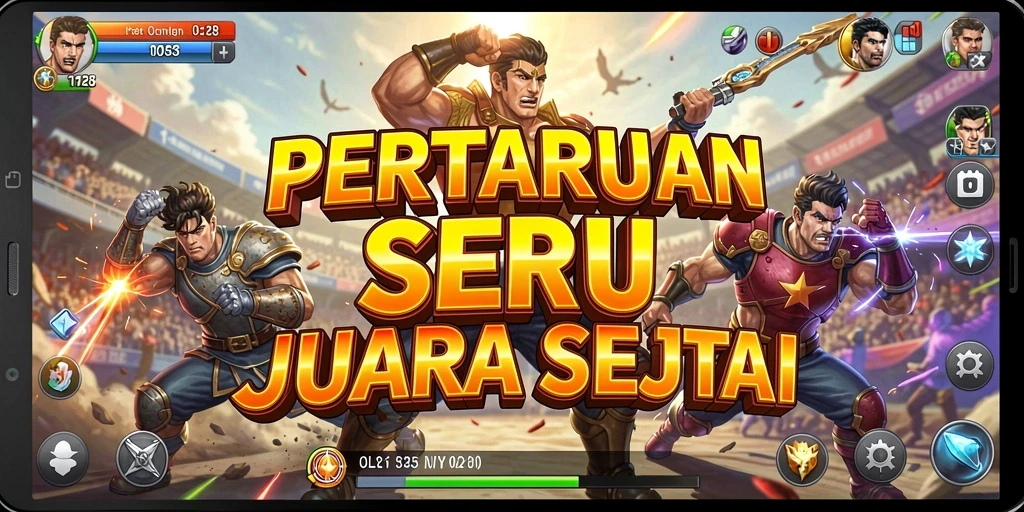 Tangkapan layar gameplay OLX128 menampilkan aksi pertarungan yang mendebarkan.