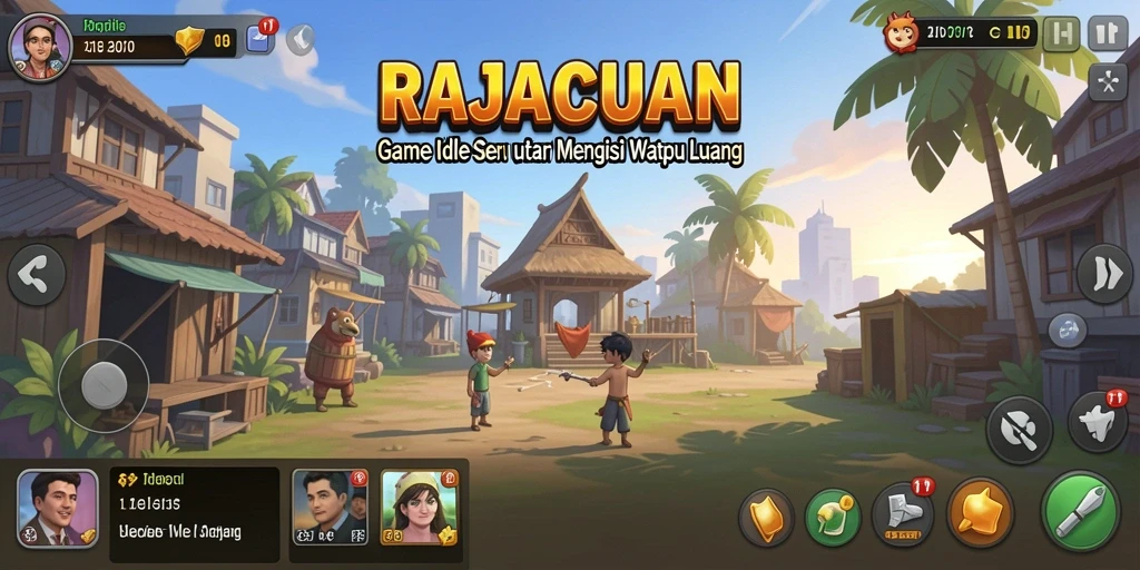 Tampilan gameplay RAJACUAN yang menarik dan interaktif.
