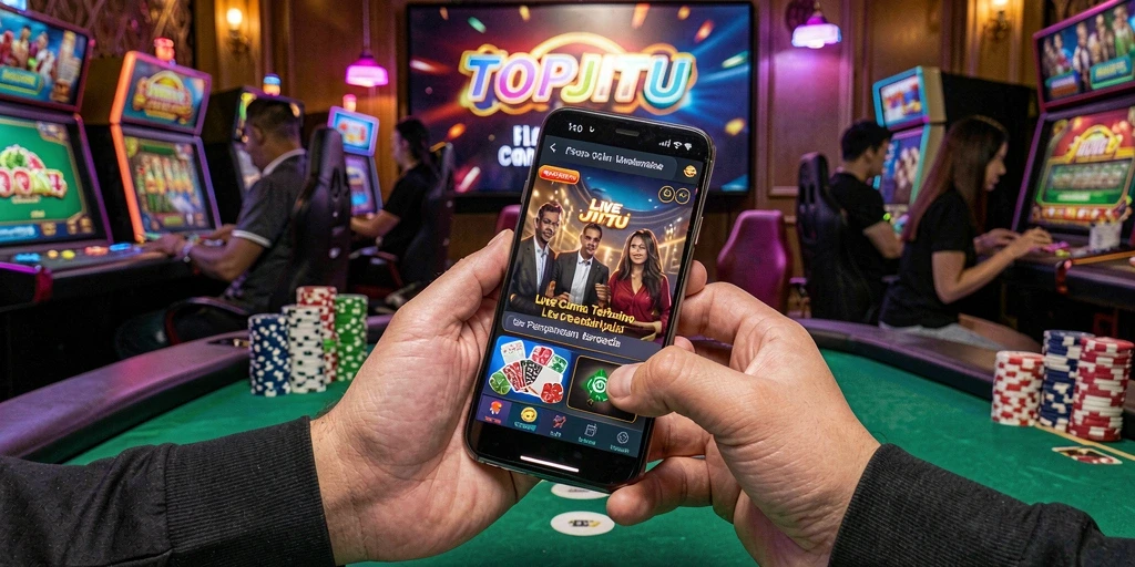 Gameplay menarik di aplikasi Live Casino TOPJITU.